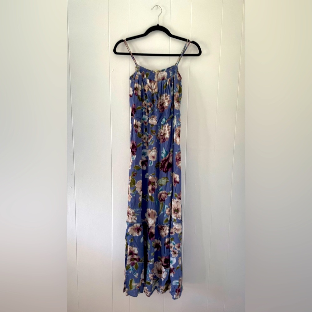Kori Floral Spaghetti Strapped Maxi Sundress